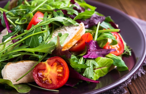 Salad. Fruit. Healthy. Holidays. Mallorca.